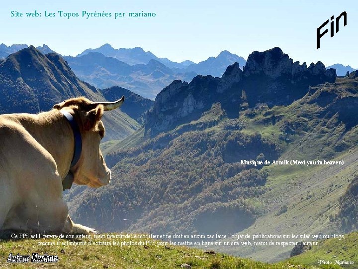 Site web: Les Topos Pyrénées par mariano Musique de Armik (Meet you in heaven)