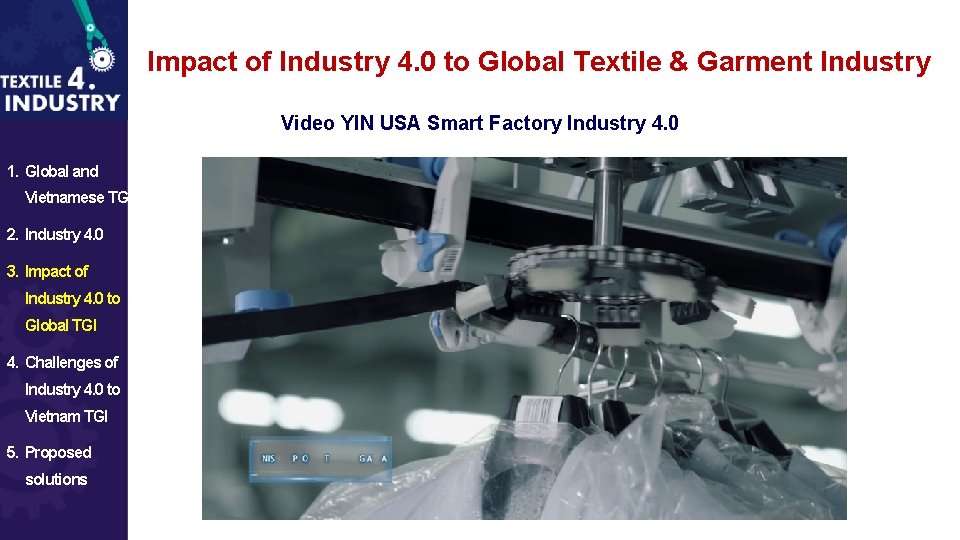 Impact of Industry 4. 0 to Global Textile & Garment Industry Video YIN USA