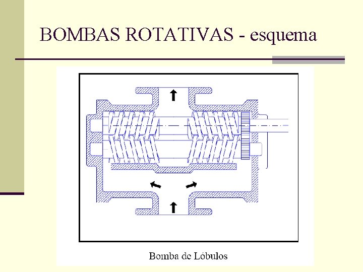 BOMBAS ROTATIVAS - esquema 