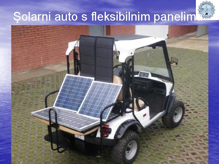 Şolarni auto s fleksibilnim panelima 