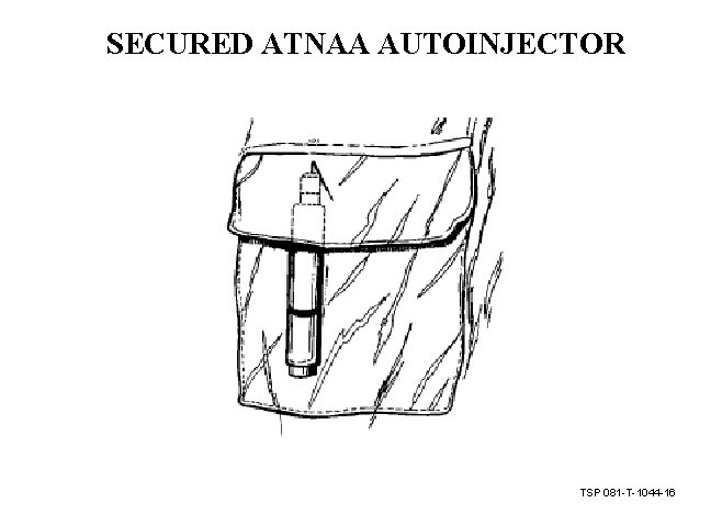 SECURED ATNAA AUTOINJECTOR TSP 081 -T-1044 -16 