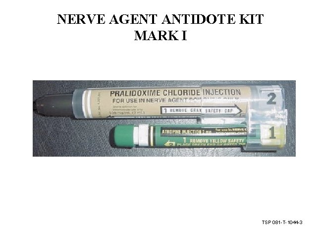 NERVE AGENT ANTIDOTE KIT MARK I TSP 081 -T-1044 -3 
