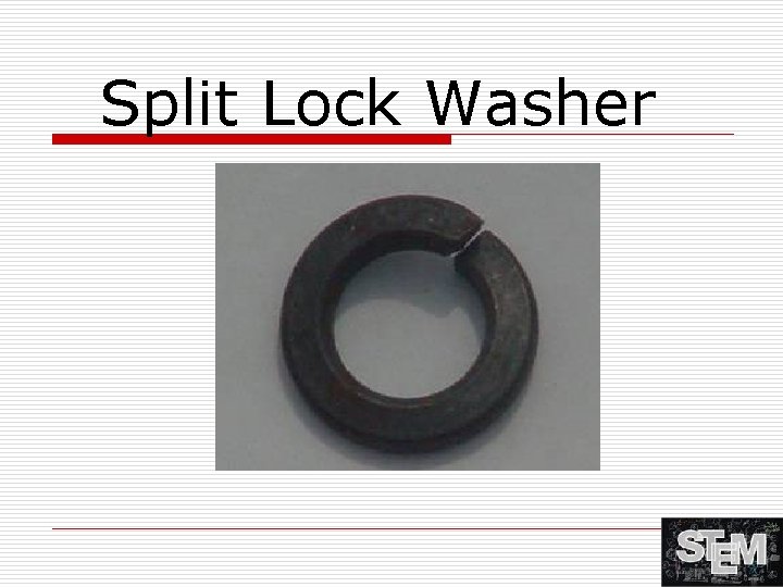 Split Lock Washer 