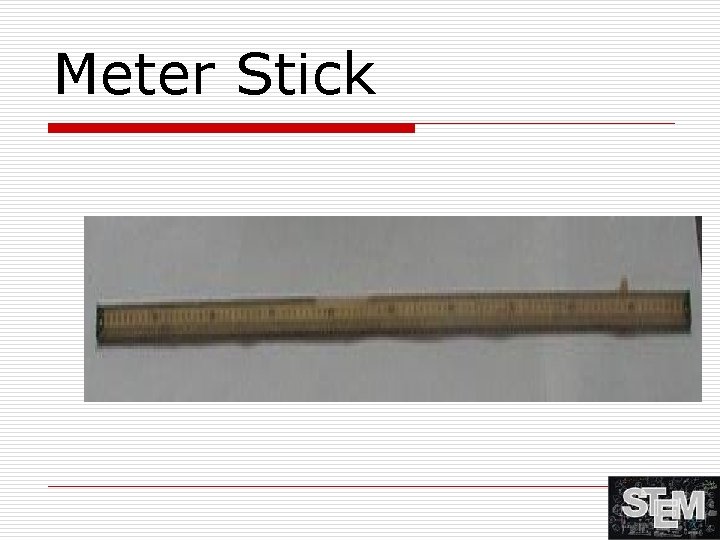 Meter Stick 