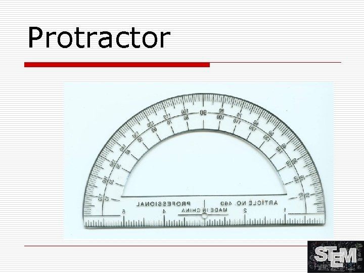 Protractor 