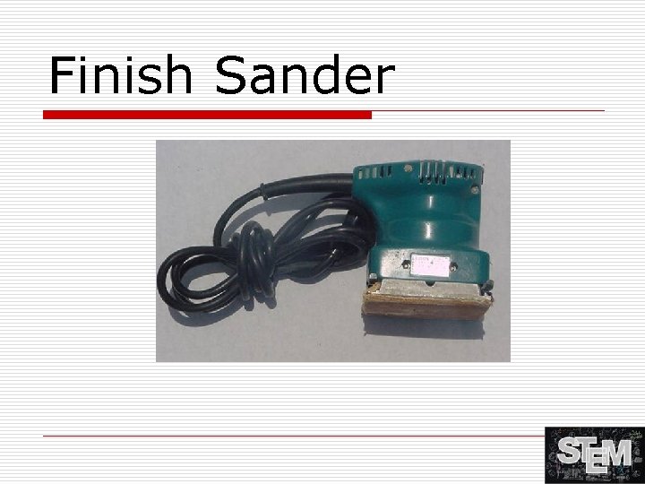 Finish Sander 