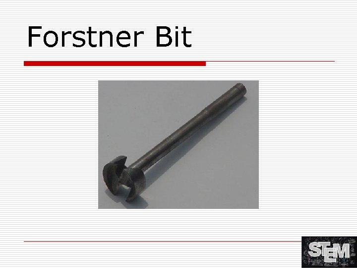 Forstner Bit 