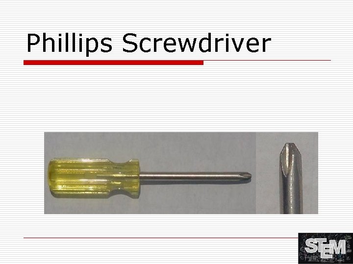 Phillips Screwdriver 