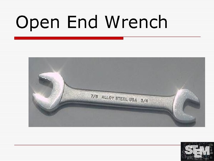 Open End Wrench 