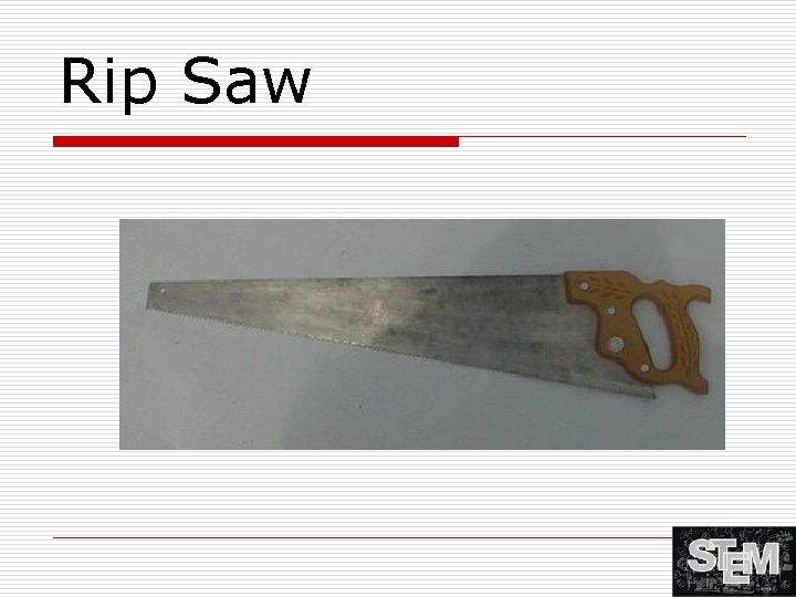 Rip Saw 