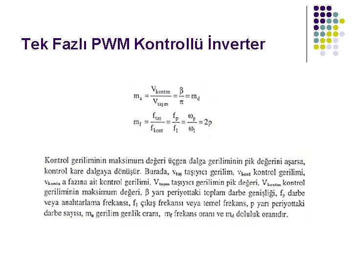 Tek Fazlı PWM Kontrollü İnverter 