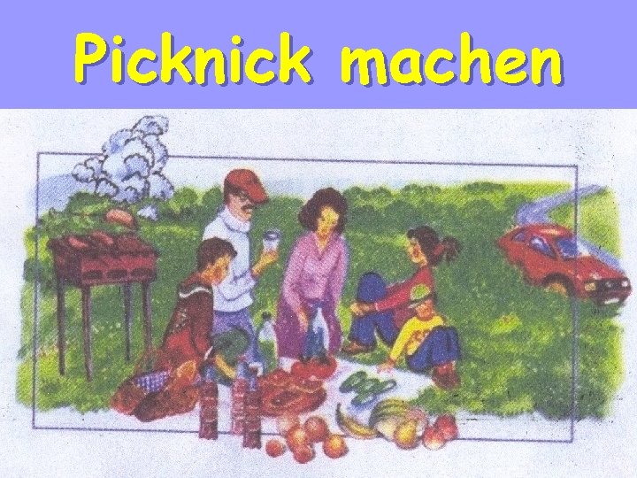 Picknick machen 