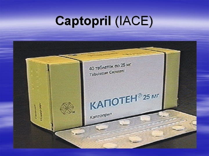 Captopril (IACE) 