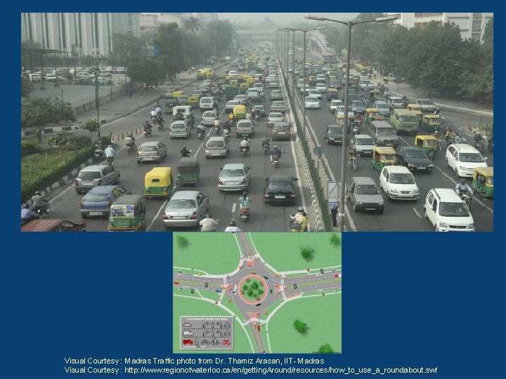 Visual Courtesy : Madras Traffic photo from Dr. Thamiz Arasan, IIT- Madras Visual Courtesy