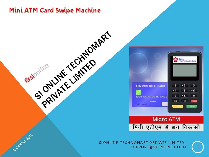 Mini ATM Card Swipe Machine T R A M O N H C ED