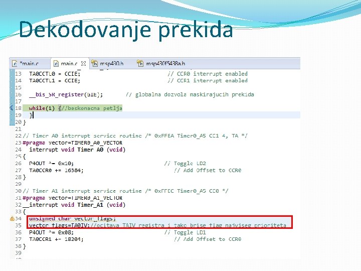 Dekodovanje prekida 