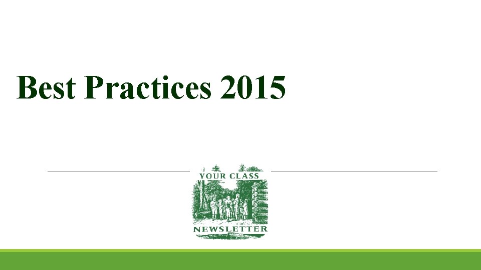 Best Practices 2015 