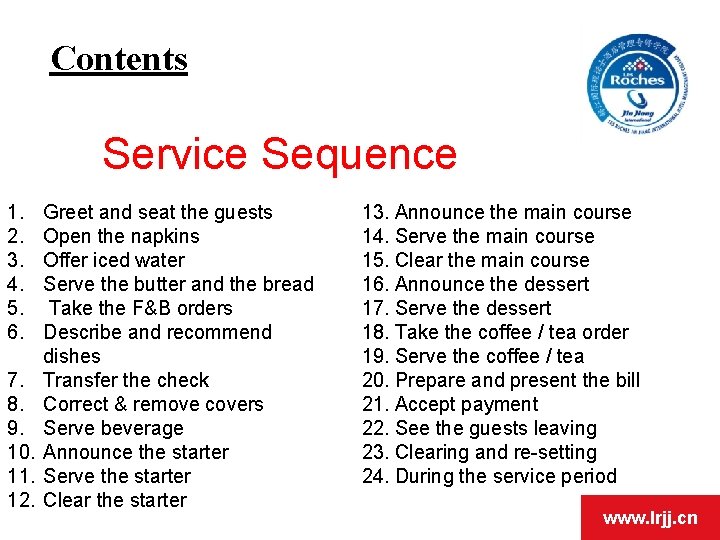 Contents Service Sequence 1. 2. 3. 4. 5. 6. 7. 8. 9. 10. 11. Contents Service Sequence 1. 2. 3. 4. 5. 6. 7. 8. 9. 10. 11.
