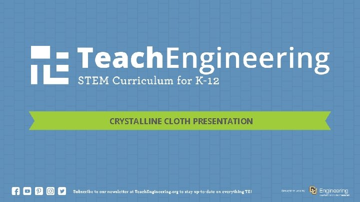 CRYSTALLINE CLOTH PRESENTATION 