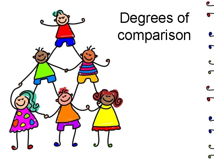 Degrees of comparison 