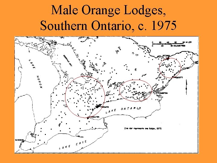 Male Orange Lodges, Southern Ontario, c. 1975 