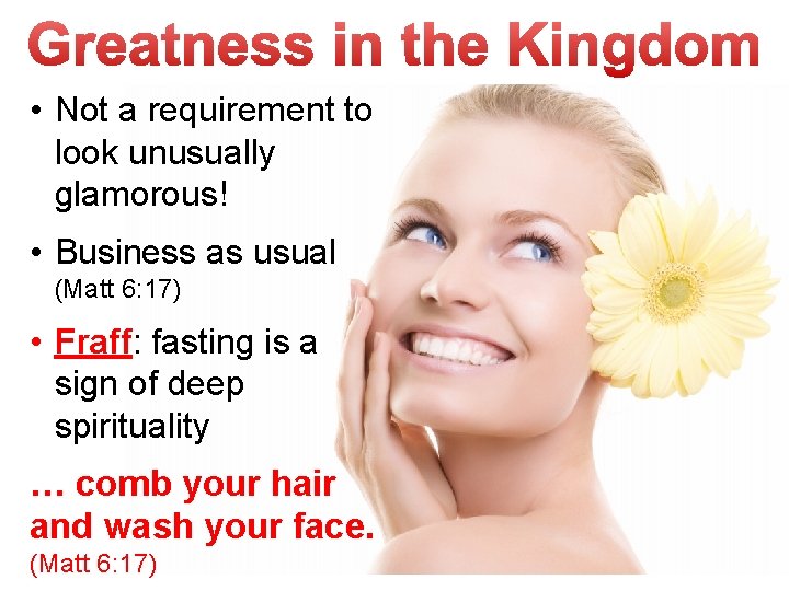 • Not a requirement to look unusually glamorous! • Business as usual (Matt • Not a requirement to look unusually glamorous! • Business as usual (Matt