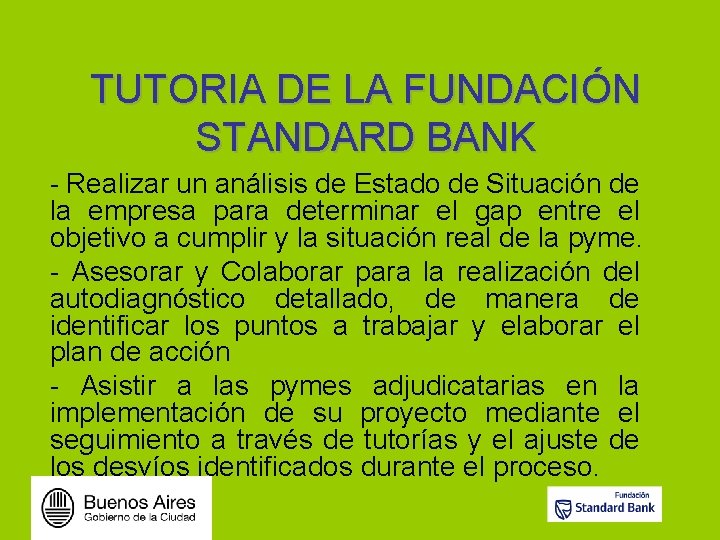 TUTORIA DE LA FUNDACIÓN STANDARD BANK - Realizar un análisis de Estado de Situación