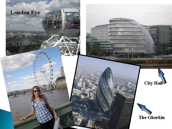 London Eye City Hall The Gherkin 