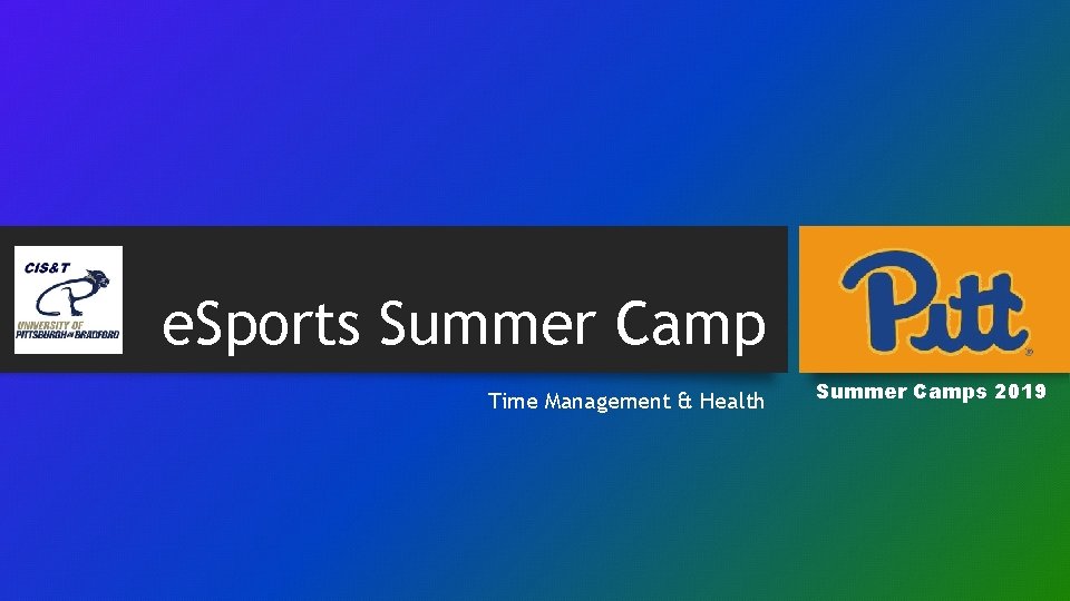 e. Sports Summer Camp Time Management & Health Summer Camps 2019 