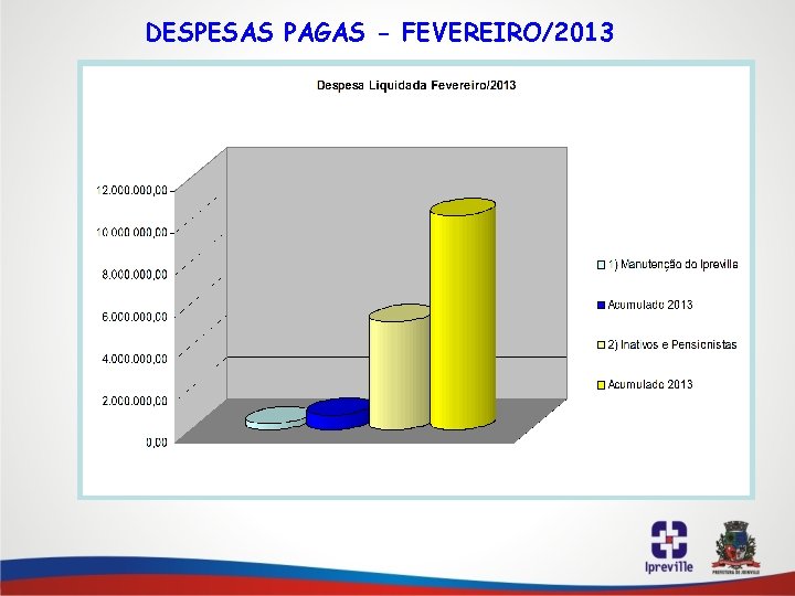 DESPESAS PAGAS - FEVEREIRO/2013 