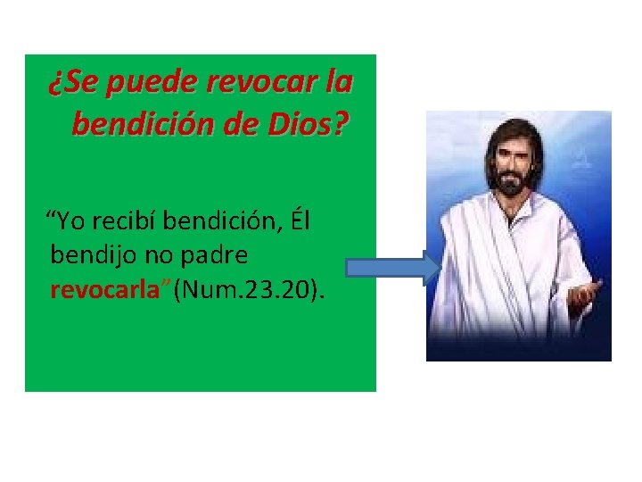 ¿Se puede revocar la bendición de Dios? “Yo recibí bendición, Él bendijo no padre ¿Se puede revocar la bendición de Dios? “Yo recibí bendición, Él bendijo no padre