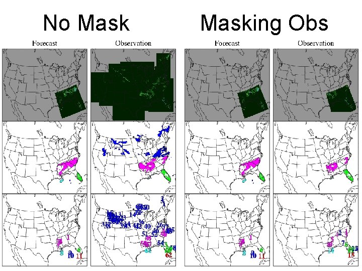 No Masking Obs No Masking Obs