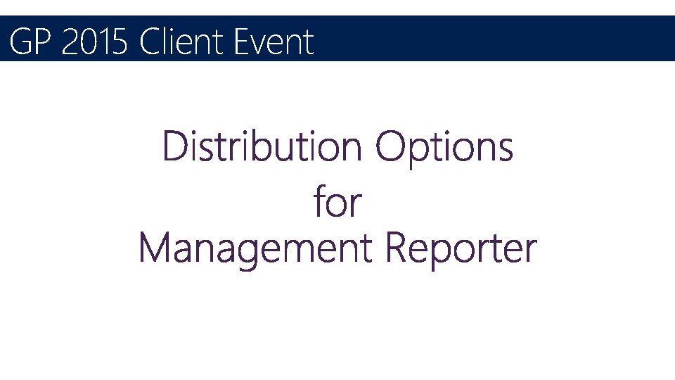 GP 2015 Client Event 