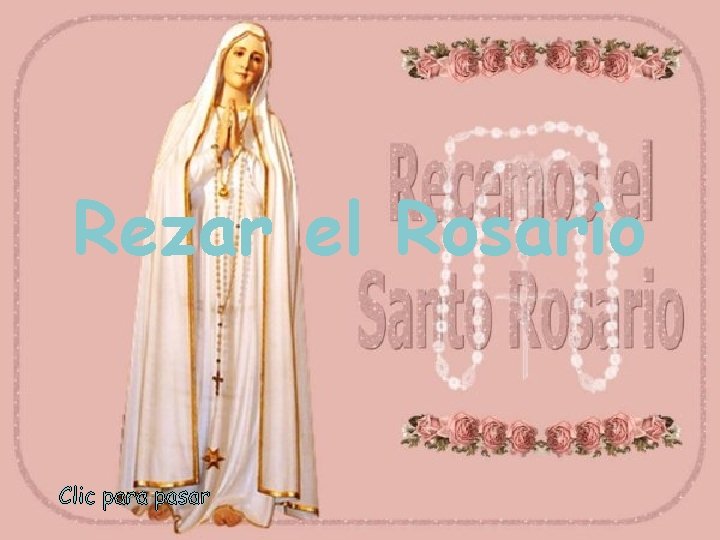 Rezar el Rosario 