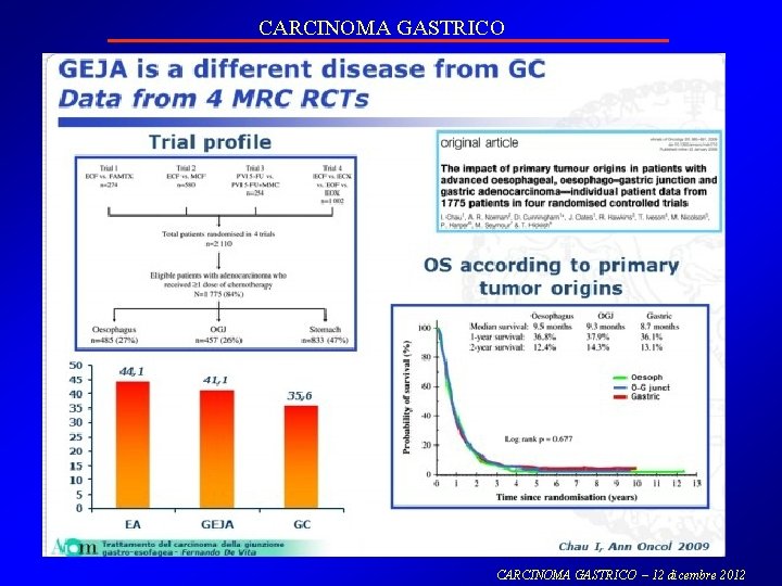 CARCINOMA GASTRICO – 12 dicembre 2012 