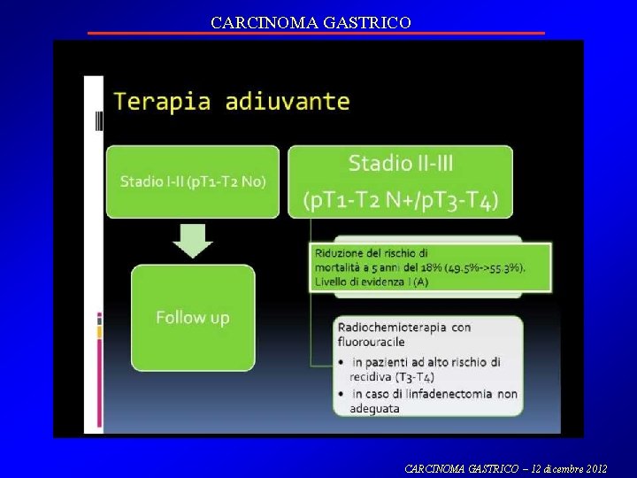 CARCINOMA GASTRICO – 12 dicembre 2012 