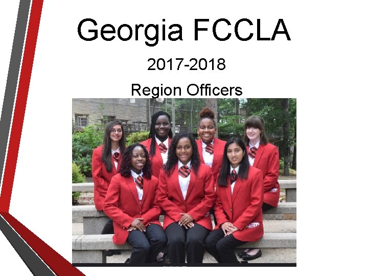 Georgia FCCLA 2017 -2018 Region Officers 