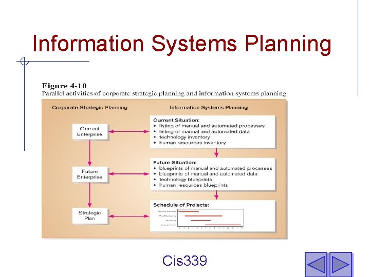 Information Systems Planning Cis 339 