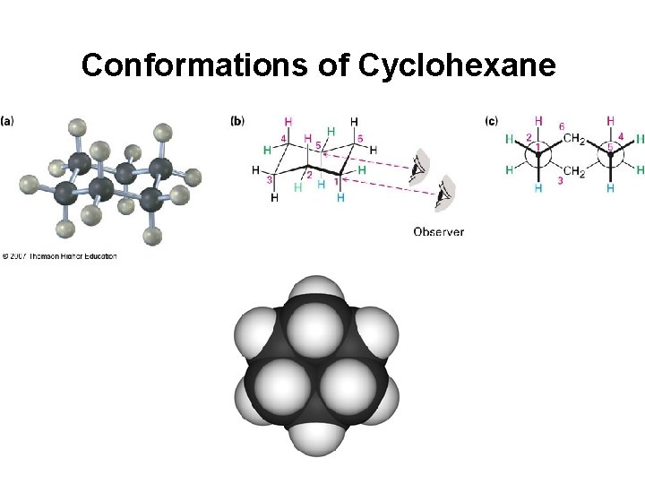 Conformations of Cyclohexane 
