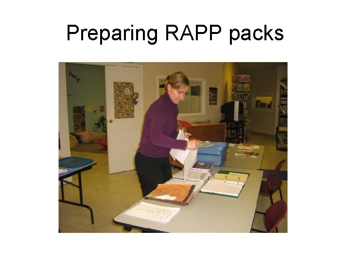 Preparing RAPP packs 