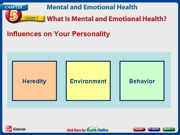 Influences on Your Personality Heredity Environment Behavior 