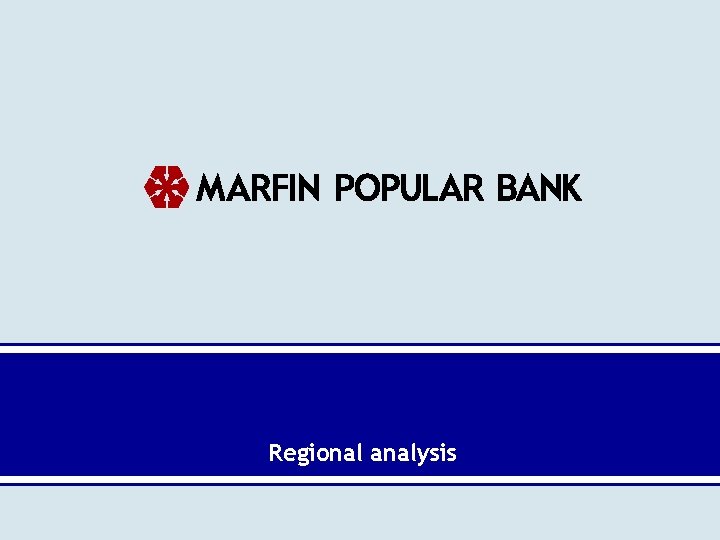 Regional analysis Regional analysis