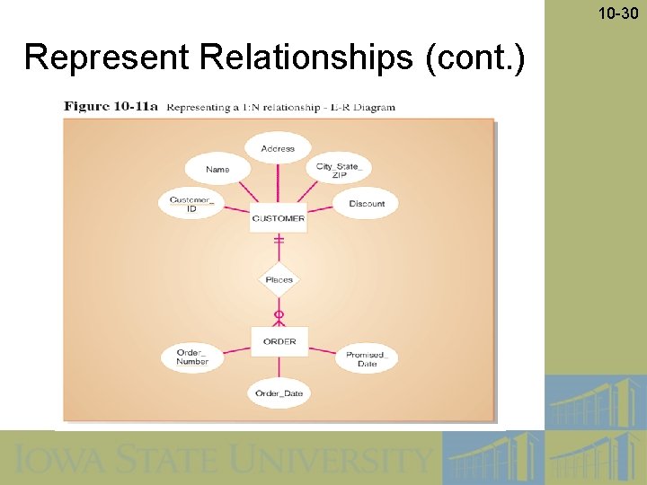 10 -30 Represent Relationships (cont. ) 