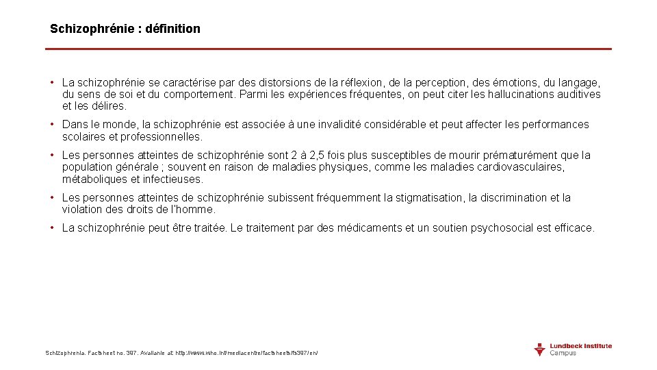 Schizophrénie : définition • La schizophrénie se caractérise par des distorsions de la réflexion, Schizophrénie : définition • La schizophrénie se caractérise par des distorsions de la réflexion,
