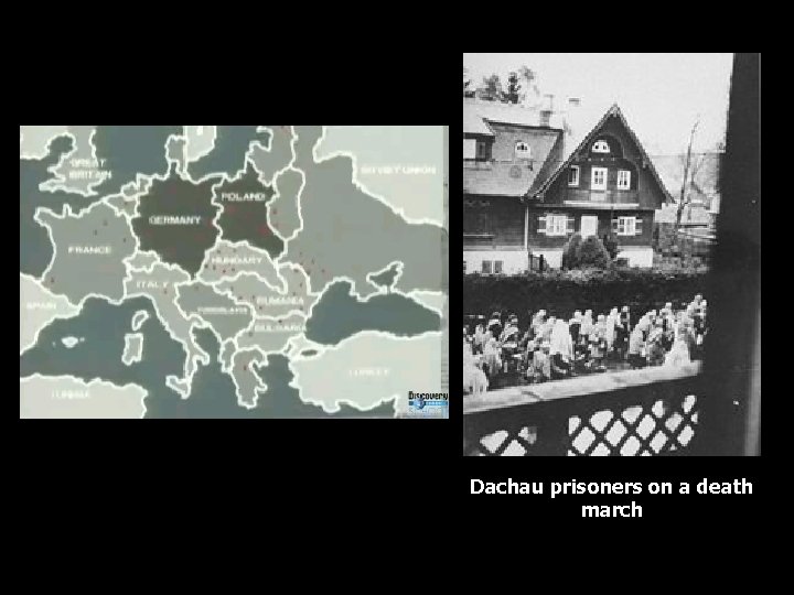 Dachau prisoners on a death march 