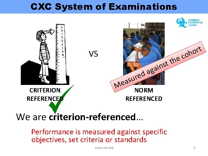 CXC System of Examinations VS c e h tt e ur s a e