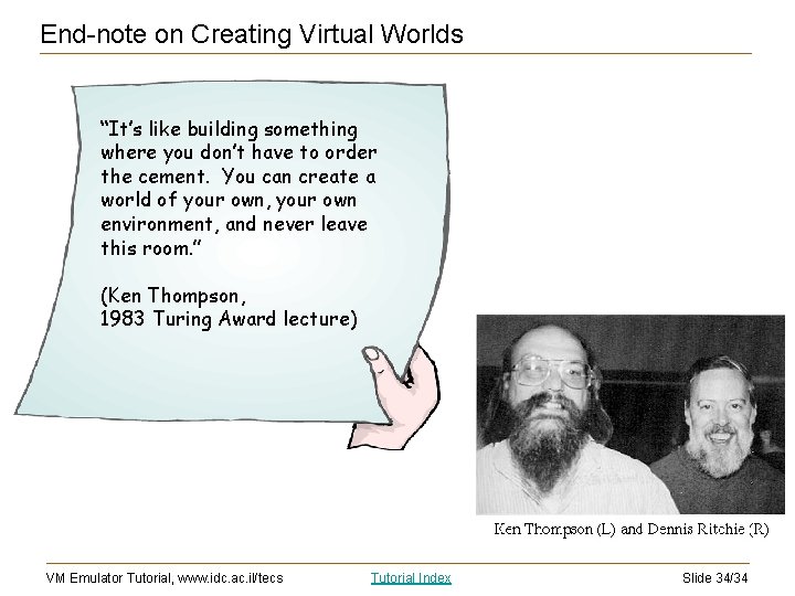 VM Emulator Tutorial This program is part of