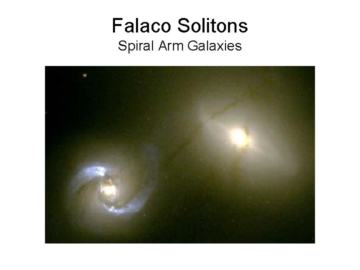Falaco Solitons Spiral Arm Galaxies 