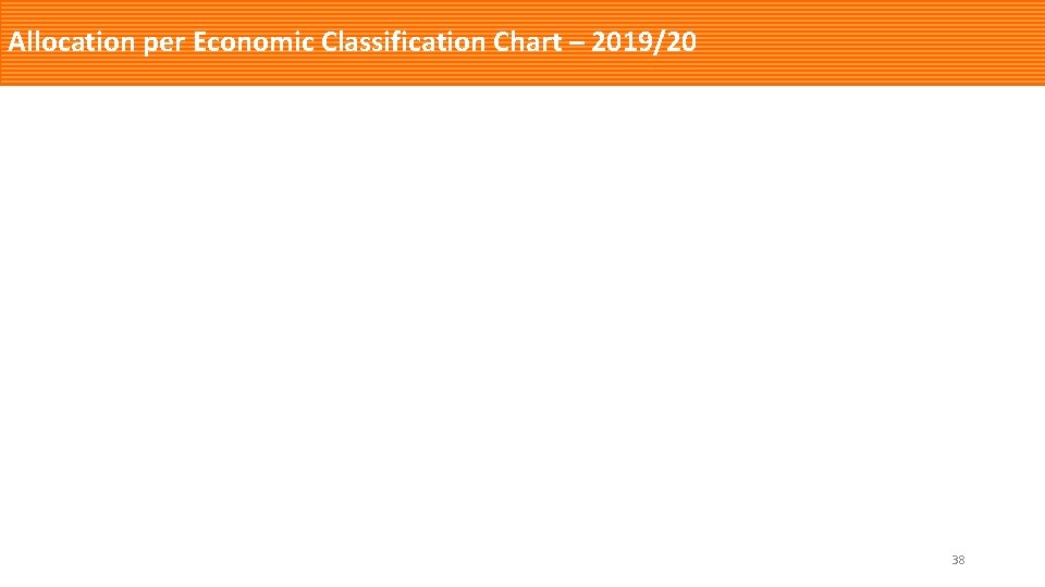 Allocation per Economic Classification Chart – 2019/20 38 