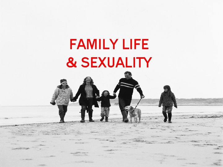 FAMILY LIFE & SEXUALITY 